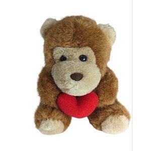 Oshko International Teddy Bear Gorilla Plush Heart Pillow